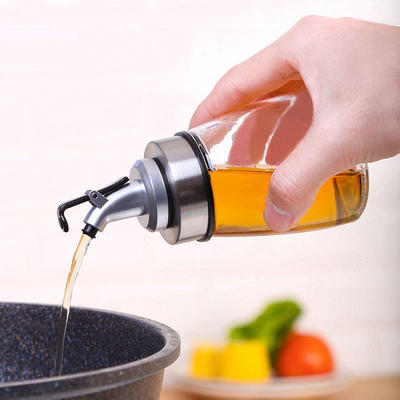 防漏小油罐不漏油酱油瓶醋壶料酒瓶器皿（180）玻璃可控式油壶