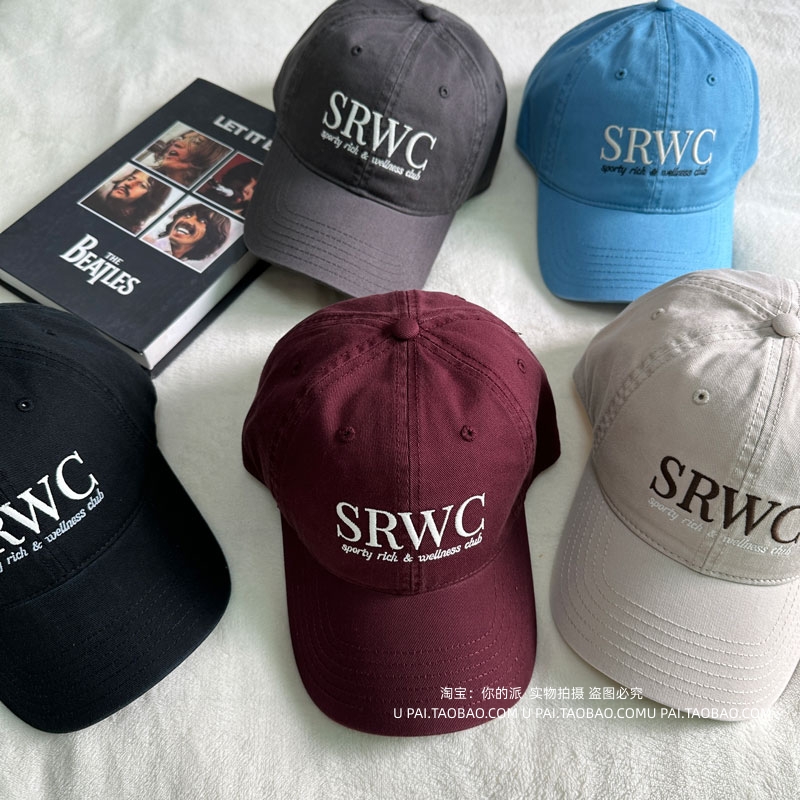 新款潮牌SRWC大字母刺绣棒球帽女