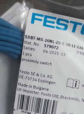 费斯托579072 SDBT-MS-20NL-ZN-E(议价)