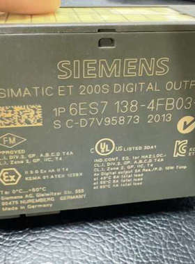 模块6ES7 138-4FB03-0AB0模块，功议价