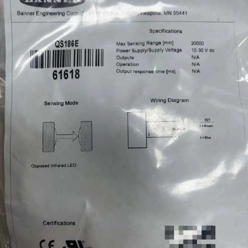 QS18VN6R  QS18VP6DB QS186E 电开关议价