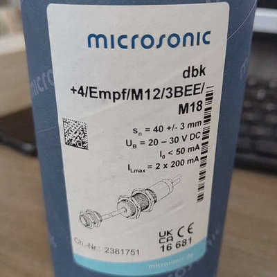 威声micros超声波传感器dbk+4Empf议价
