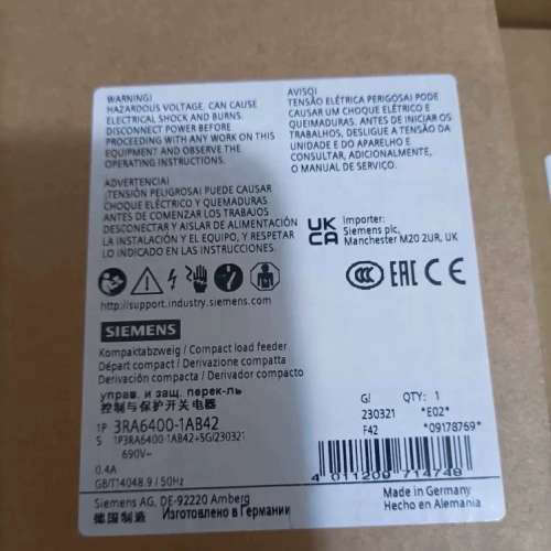 3RA6400-1AB42控制与保护开关电器正议价