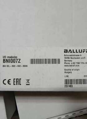 (议价）巴鲁夫BALLUFF BNI007Z ，感兴趣