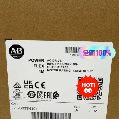 22F-B033N104罗克韦尔AB变频器22FB033N1议价