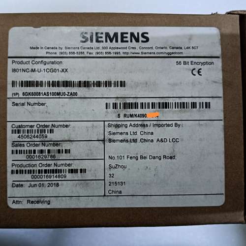 6GK60081AS100MU0-ZA00  议价