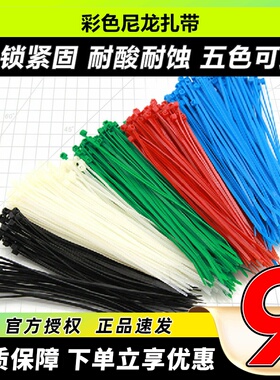 彩色尼龙扎带2X100 5x300 2.5X150尼龙拉带3.6X200热卖遥控飞机配