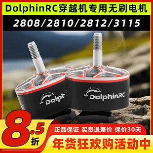 DolphinRC无刷电机2808 2810负载马达2812 3115穿越机专用电机6S