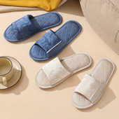 复古缎面花朵新娘新郎陪嫁酒店配晨袍拖鞋 情侣居家室内防滑家用鞋