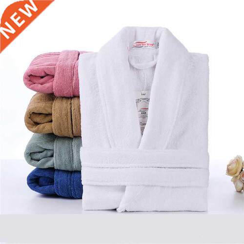 100% Cotton Toweling Terry Bath Robe Unisex Lovers Soft Bath