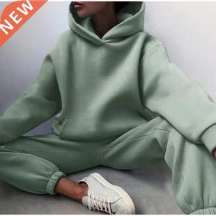 WOMEN'S TRASUIT CASUAL SOLID LONG SLEEVE SPORT SUITS AUTUMn