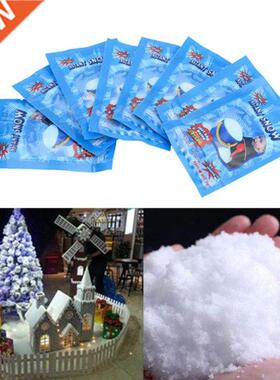 10 Pack Artificial Snow Instant Snow Powder Fluffy Snowflake