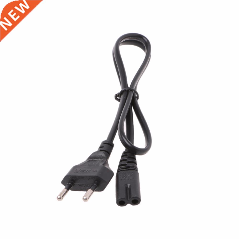 2-Prong Pin AC EU Power Supply Cable Lead Wire Power Cord Fo