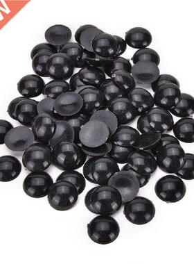 100Pcs/Set New Black Plastic Safety Teddy Bears Dolls Eyes