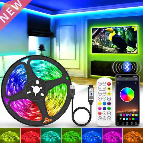 USB LED Strip Light Bluetooth RGB DC 5V RGB Lights Flexible