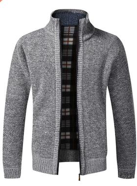 Top Quality Autumn Winter New Men's Jacket Slim Fit Stand Co