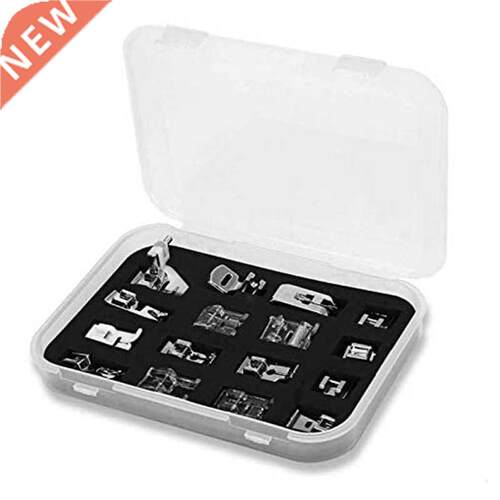 16PCS Presser Foot Set Attachment Low Shank for Sewing Machi