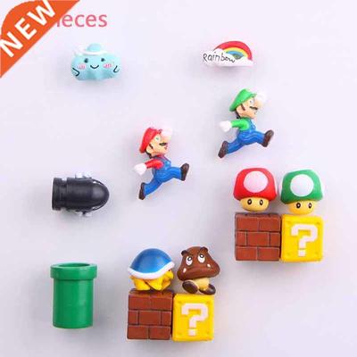 63pcs 3D Super Mario Bros. Fridge Magnets Refrigerator Messa