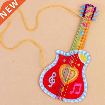 Creative Graffiti Wooden Guitar Material Package Children