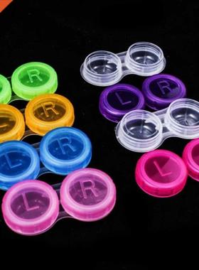 5/10pcs Glsses Cosmetic Contct Lens Box Portble Lens Cse