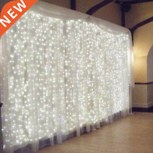 3m LED Curtain String Light Garland Wedding Party