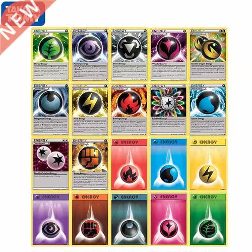 20Pcs Pokemon Cards Shining ENERGY Game Card Battle TAKARA