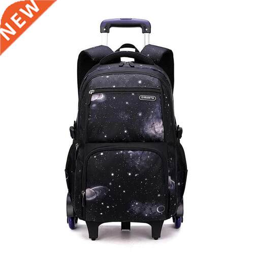 New 2 Wheels Travel Rolling Luggage Bag School Trolley Backp
