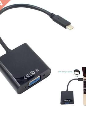 USB-C USB3.1 Type C for Adapter Cable VGA Male to VGA Female
