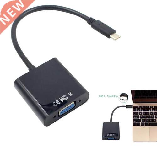 USB-C USB3.1 Type C for Adapter Cable VGA Male to VGA Female