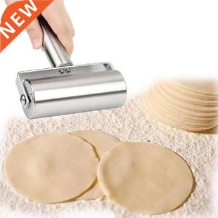 Stainless Steel Rolling Pin Pastry Pizza Fondant Bakers