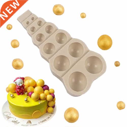 Fondant Silicone Mold Semi-Round Pearl Cake Mold Semi-Round