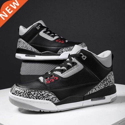 Autumn Winter Man Basketball Shoes High Top Sports Training