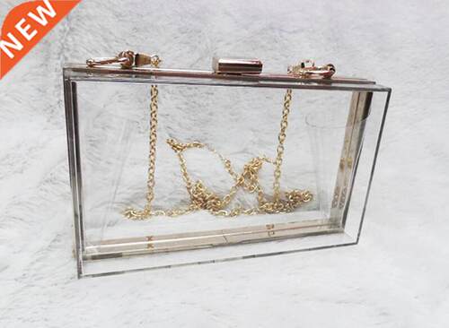 BELLA JOY Women Acrylic Clear Purse Cute Transparent Crossb