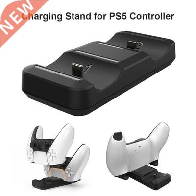 For PS5 Wireless Controller Chger Dual USB C Fast Chging