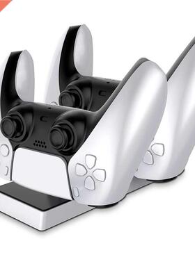 For PS5 Controller Chrger Dock Dul Type-C Chrging Stnd S