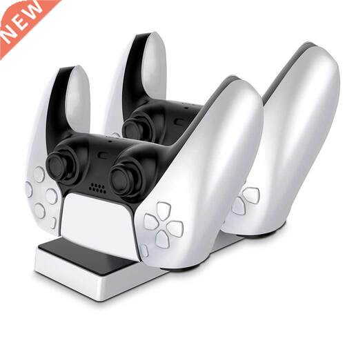 For PS5 Controller Chrger Dock Dul Type-C Chrging Stnd S