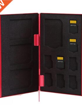Memory Card Case Storage Box Portable Aluminium Alloy 4*SD +