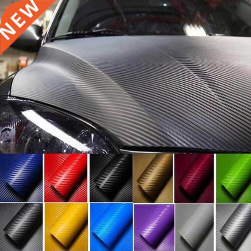 3D Carbon Fiber Car Stickers Roll Film Wrap  Car Motorcyc