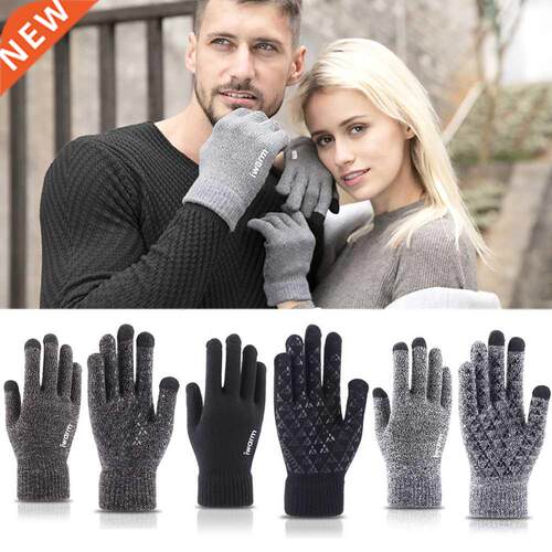 New Touch Screen Knitted Gloves Winter Autumn Men Women Thic