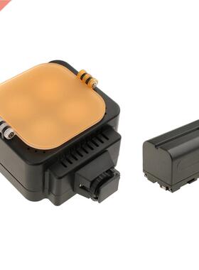 4 LED Video Light 5600K/3200 On-Lamp with Barn Door for DSLR