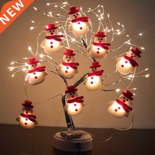 LED Snowman Christmas e LED Garland String Light Christmas D