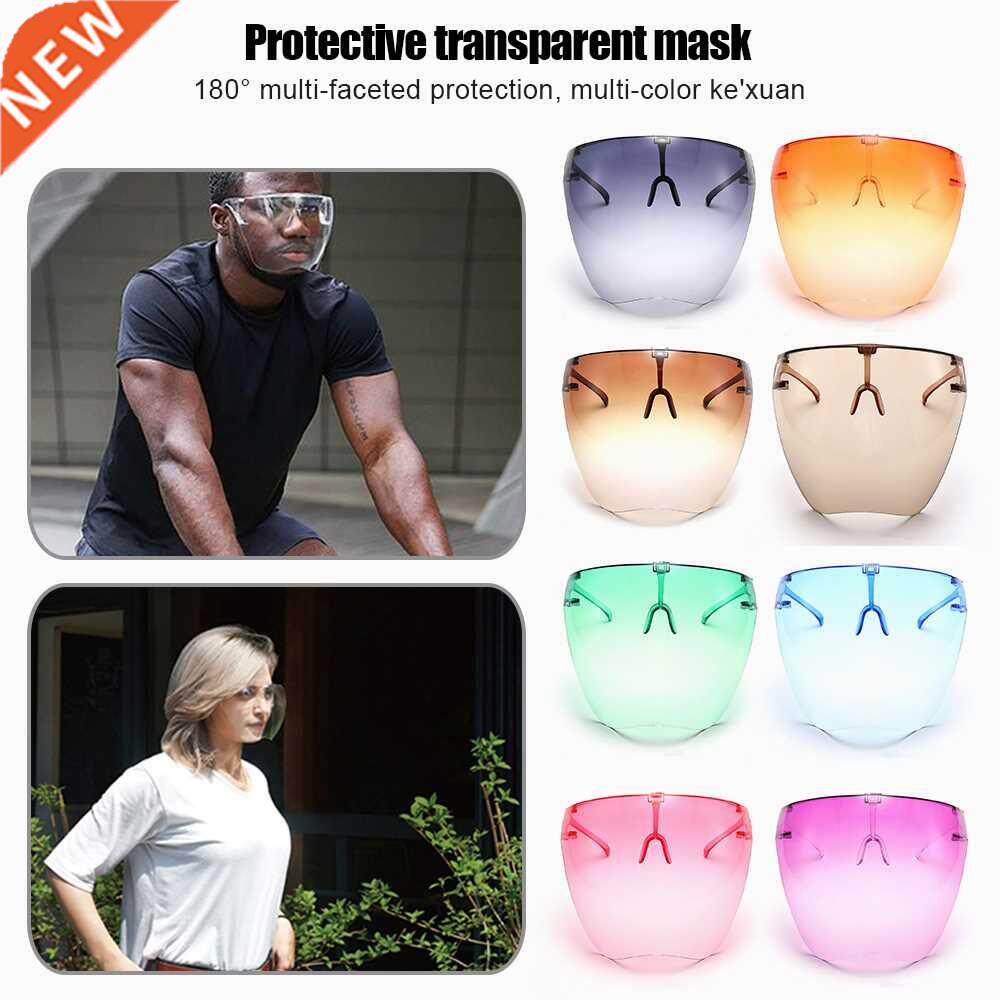 Unisex Colorful Eye Shield Visor Large Mirror cycling Sun Gl图片