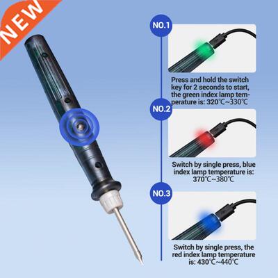 US Soldering Iron Tip 5V 8W Smart Electric Powered Portale