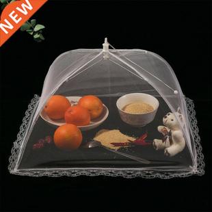 Foldable Lace Food Cover Anti Fly Collapsible Picnic BBQ Ten