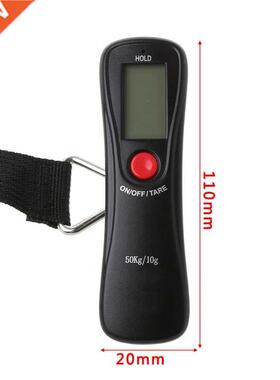 50kg/10g Electronic LCD Travel Luggage Weight Hanging Scale
