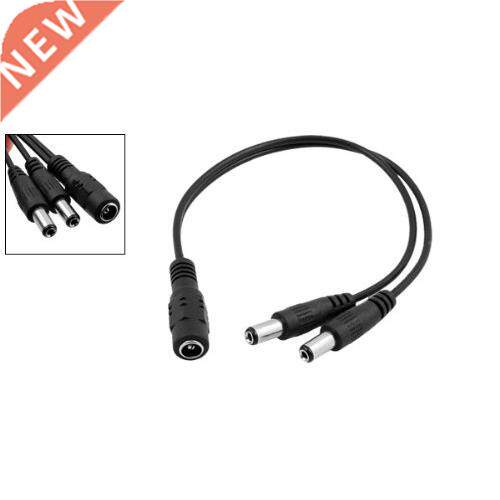 10x 5.5x2.1mm 1 to 2 M/F DC Power Splitter Cable for Securit