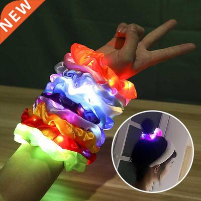 LED Luminous Hair Accessories for GirlsHairband Ponytail Hol