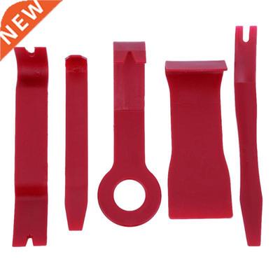 5pcs Red Auto Trim Car Stereo Soundproof Removal Tool Hand T