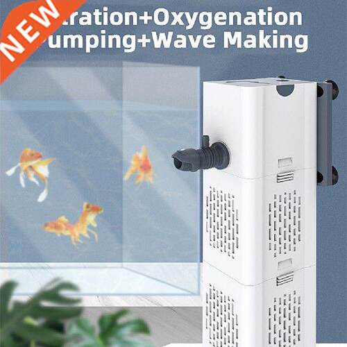 Aquarium Filter Pump 4 In 1 Fish Tank Submersible Air