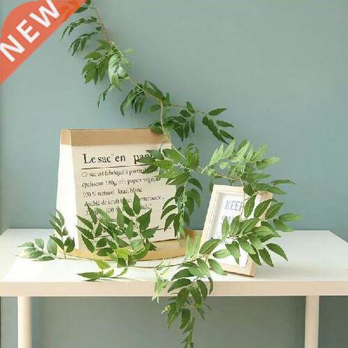 Artificial Ivy Green Leaf Willow Garland Plants Eucalyptus